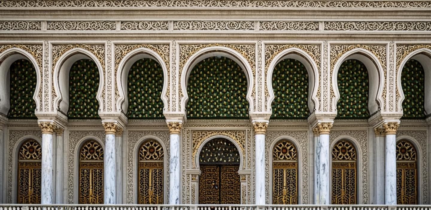 Géométrie arabesque du palais