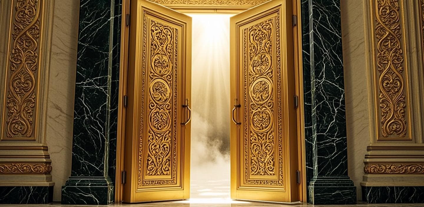 Portes d’or monumentales