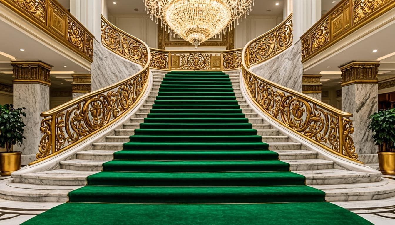 Escalier d’honneur de marbre