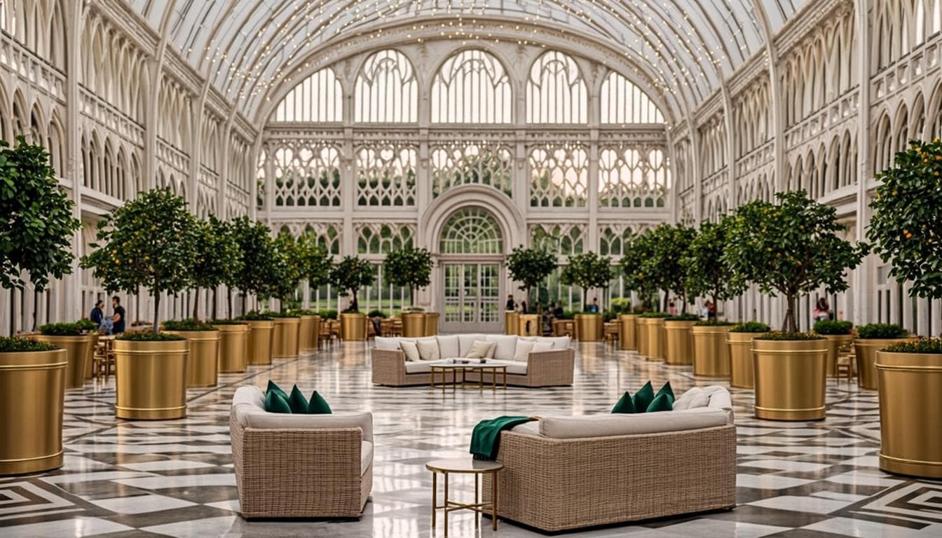 Orangerie d’hiver dorée