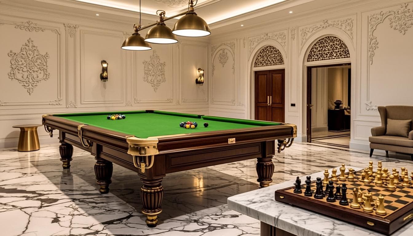 Salon de jeux raffiné
