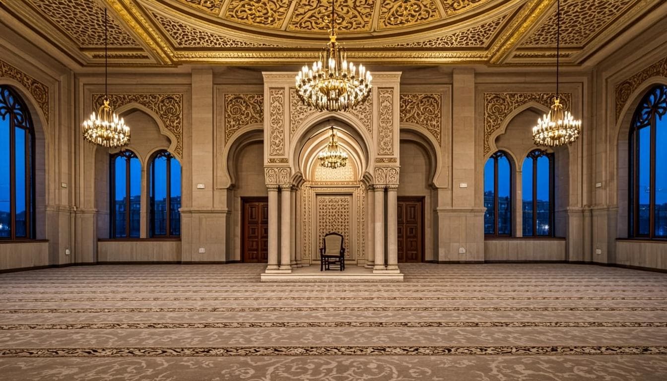 Salle de prière aux étoiles d’or