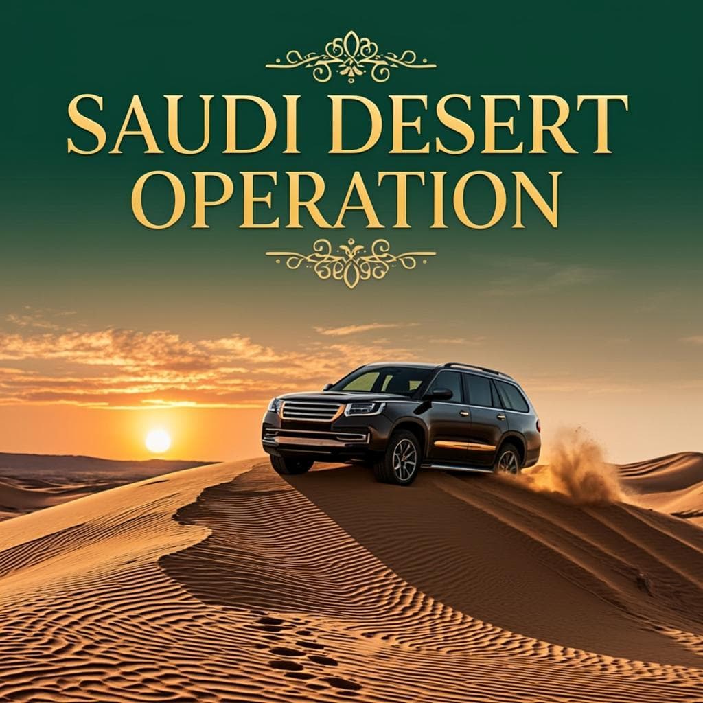 Poster Expédition Dunes — Saudi Desert Operation