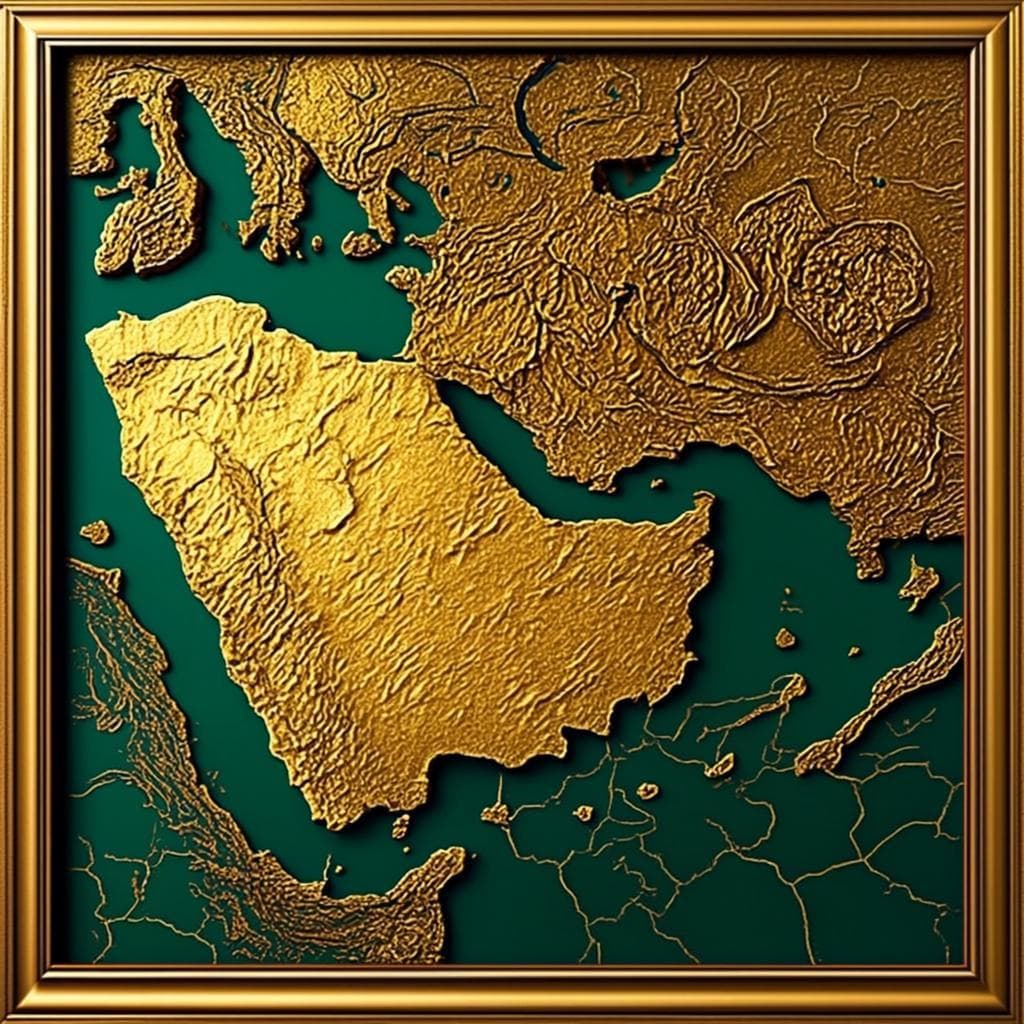 Carte en Relief du Royaume