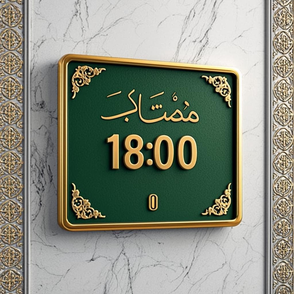 Panneau Horaires Connecté — Soumaya Masjid Tech