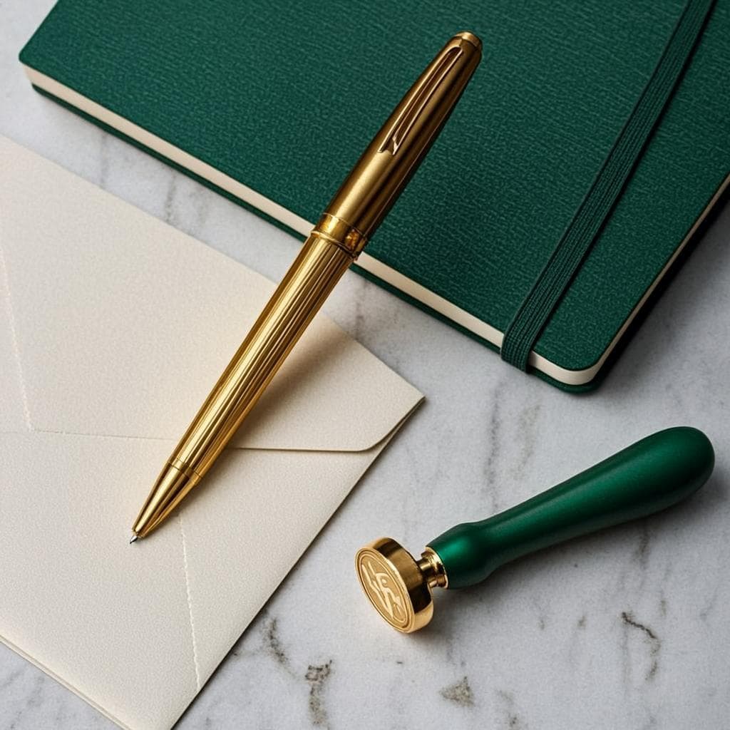 Coffret Papeterie Or — Soumaya Prestigious School