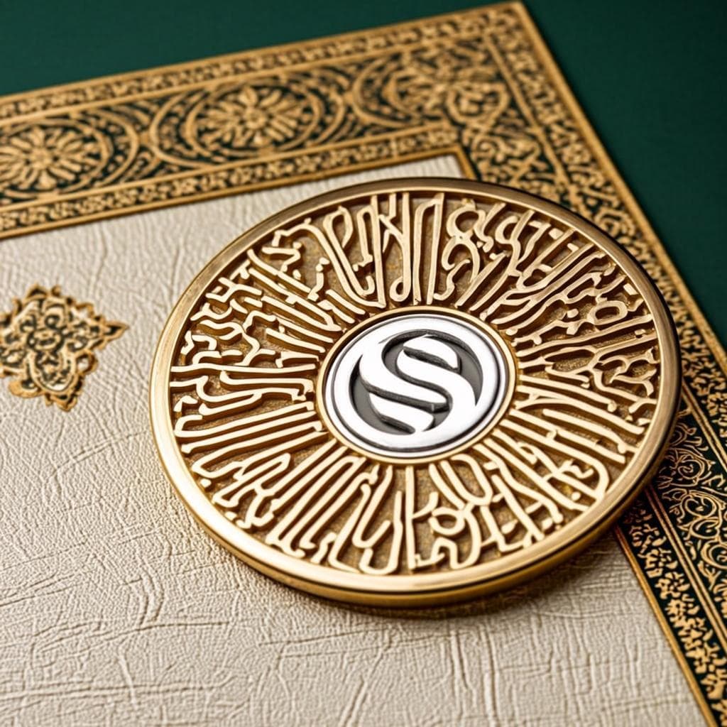 Marque-Page Or SS — Soumaya Quran Heart