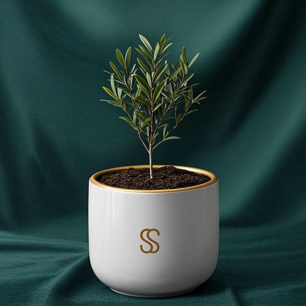 Jeune Pousse Céramique Or — Saudi Green