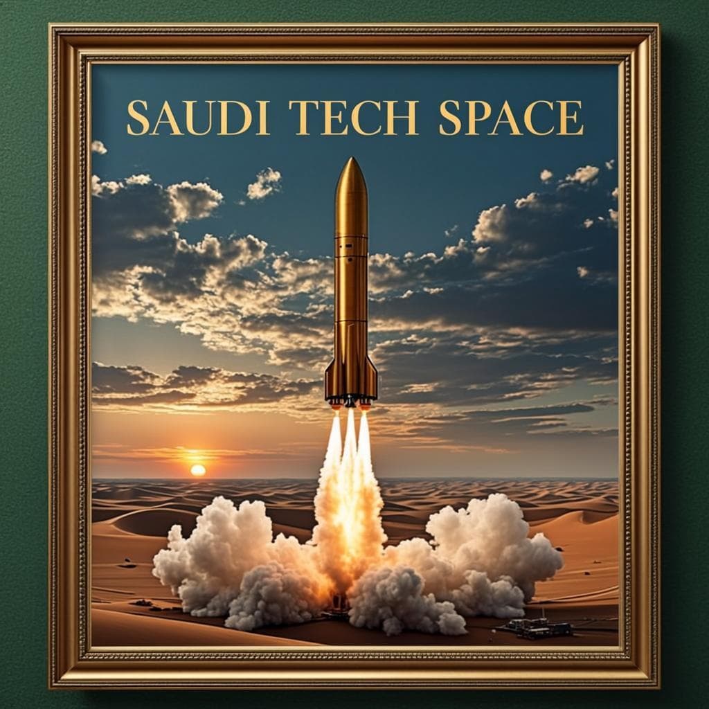 Poster Spaceport SS — Saudi Tech Space
