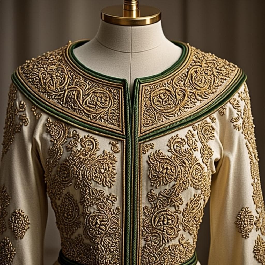 Plastron Brodé