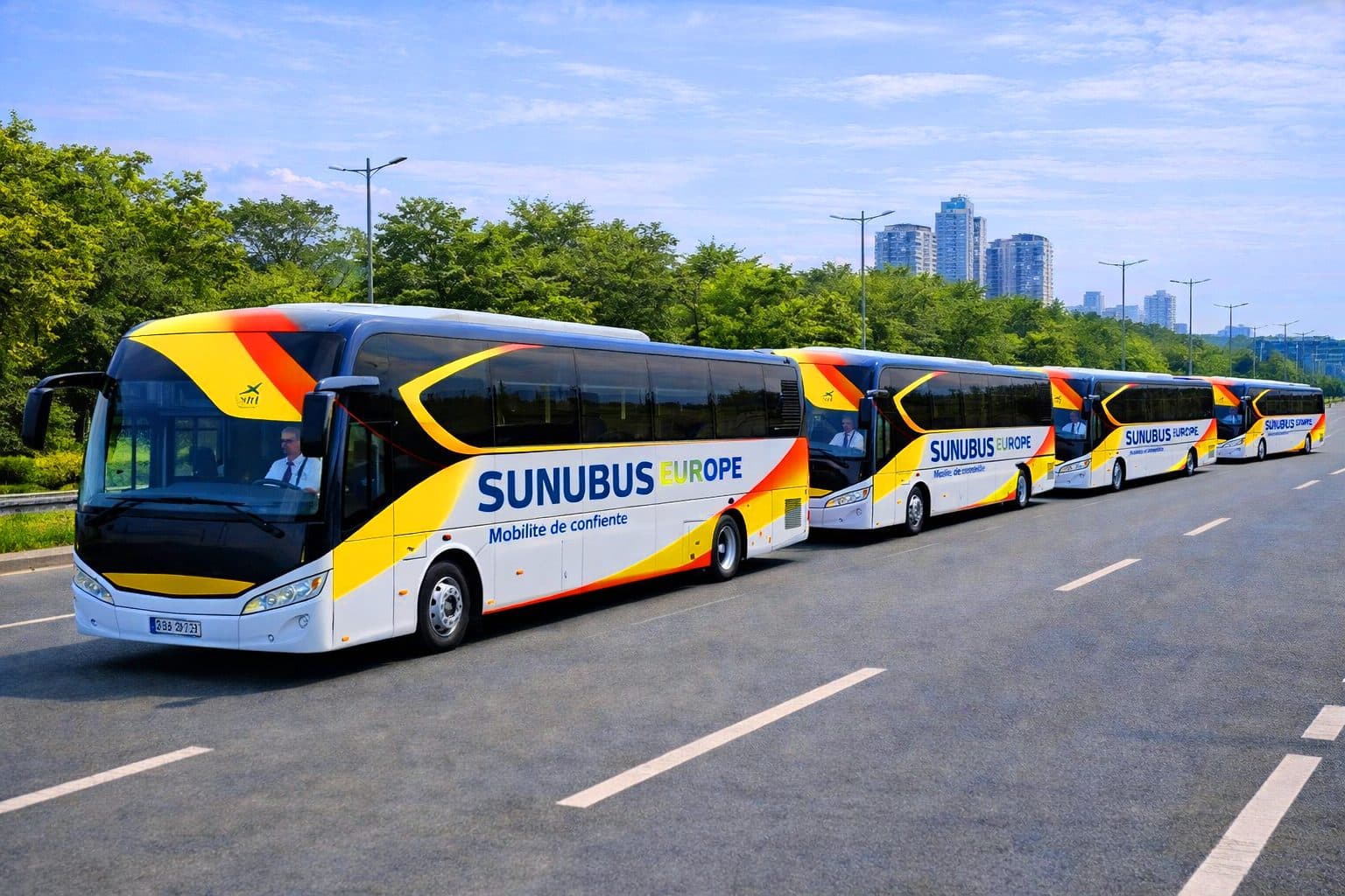 SUNUBUS EUROPE — Flotte Grand Tourisme — photo officielle SUNUBUS